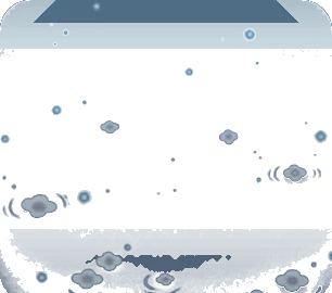 花が浮かぶ湖の画像