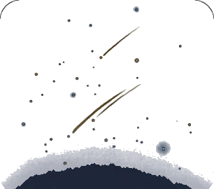 小さな世界の星空の画像
