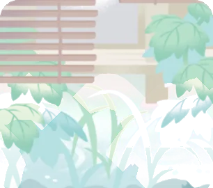 青々と生い茂る庭の画像
