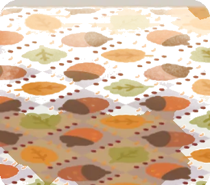 秋色パッチワークの床の画像