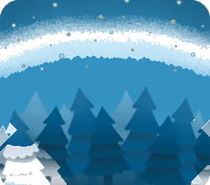 針葉樹の森の空の画像