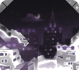 ラウンジから見える夜景の画像