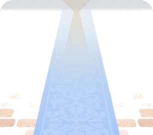 清らかな中央通路の画像