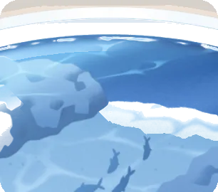 海の底が見えるジオラマの画像