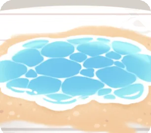 卓上の小さな海の画像