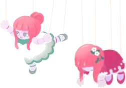 踊る姉妹のマリオネットの画像