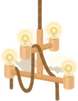 ヴィンテージなペンダントライトの画像