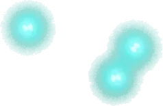 上で飛び回る光虫の画像