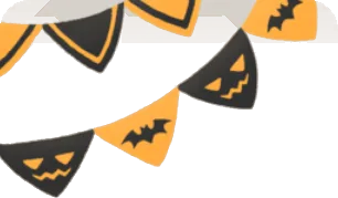 ハッピーハロウィンガーランドの画像