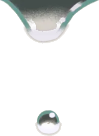 ポタポタ滴る水滴の画像