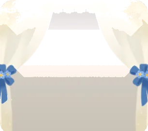 勿忘草のカーテンの画像