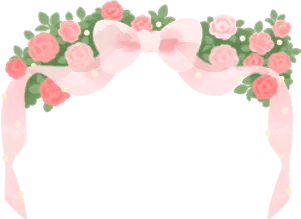 お祝いのリボンの前景の画像