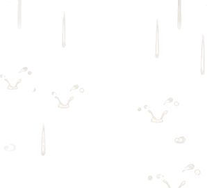 降り続く雨の画像