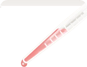 特製シロップの入ったスポイトの画像