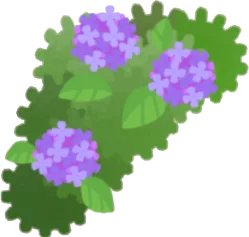 紫の紫陽花の画像