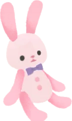 うさぎのぬいぐるみの画像