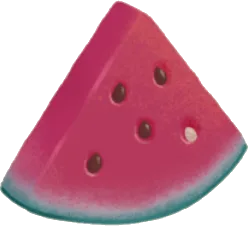 カットされたスイカの画像