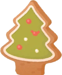 クリスマスツリークッキーの画像