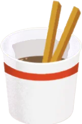 空のカップラーメンの画像