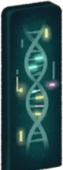 DMA分子の小さなオブジェの画像
