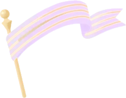 リボンのピックの画像