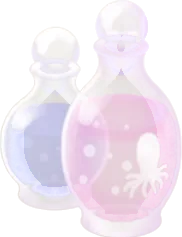 バブルバスの入浴剤の画像