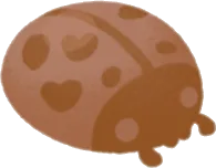 テントウムシのミルクチョコの画像