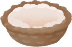 小さな籠の画像
