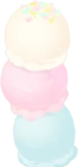 うきうき3段アイスの画像