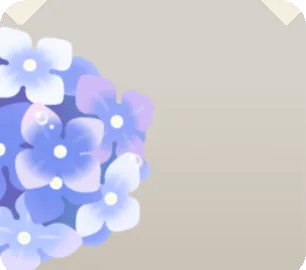 雨粒付きの紫色の紫陽花の画像