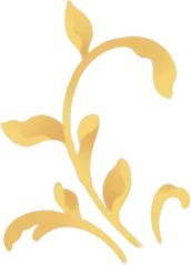 熱風に煽られる金色の植物・左の画像