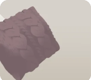 ニットクッションの画像