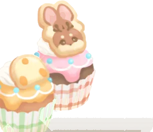 手作りデコケーキの画像