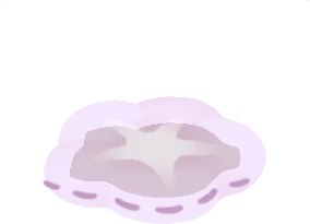 夜顔のクッション・薄紫の画像