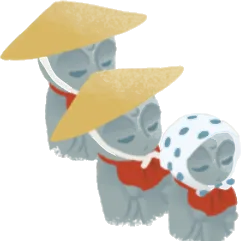 お地蔵さん行列の画像