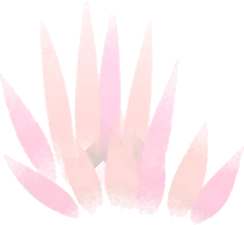 砂丘の低草・薄橙の画像