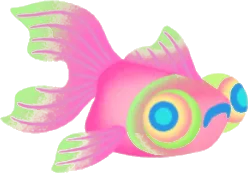 金魚の置物の画像