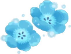 星の光のネモフィラの画像
