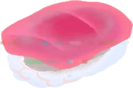 ネオンカラー鮪握りの画像