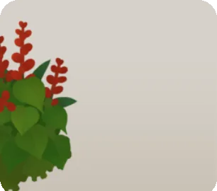 甘い蜜の赤い花の画像