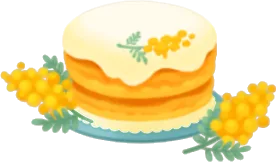 ミモザパンケーキの画像