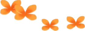 壇上の装飾された花・左の画像