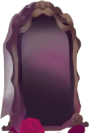 姿の映らない鏡の画像