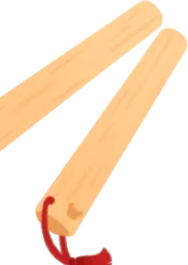 締め太鼓のバチの画像