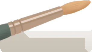 おろしたての筆の画像