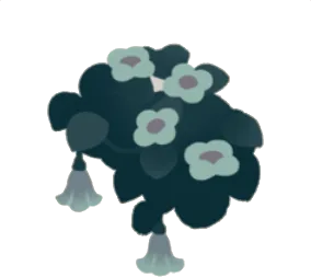 垂れ下がる蔓花の画像