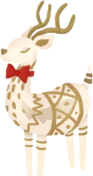 クリスマスオーナメント・シカの画像