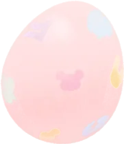 ピンクのイースターエッグの画像