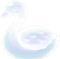ガラスの白鳥の画像