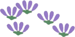 小さな紫の花の画像